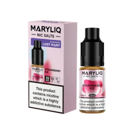 Strawberry Ice – Nic Salts MARYLIQ