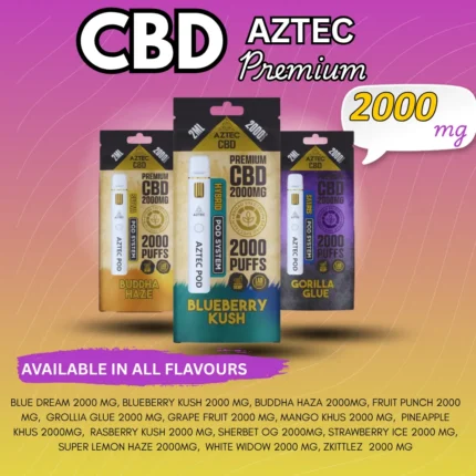 Aztec CBD Pod Refill 2000MG